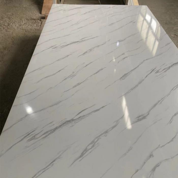 2.5mm PVC Wall Panel UV Marble Sheet for Interior Decoration 3D Printed Design